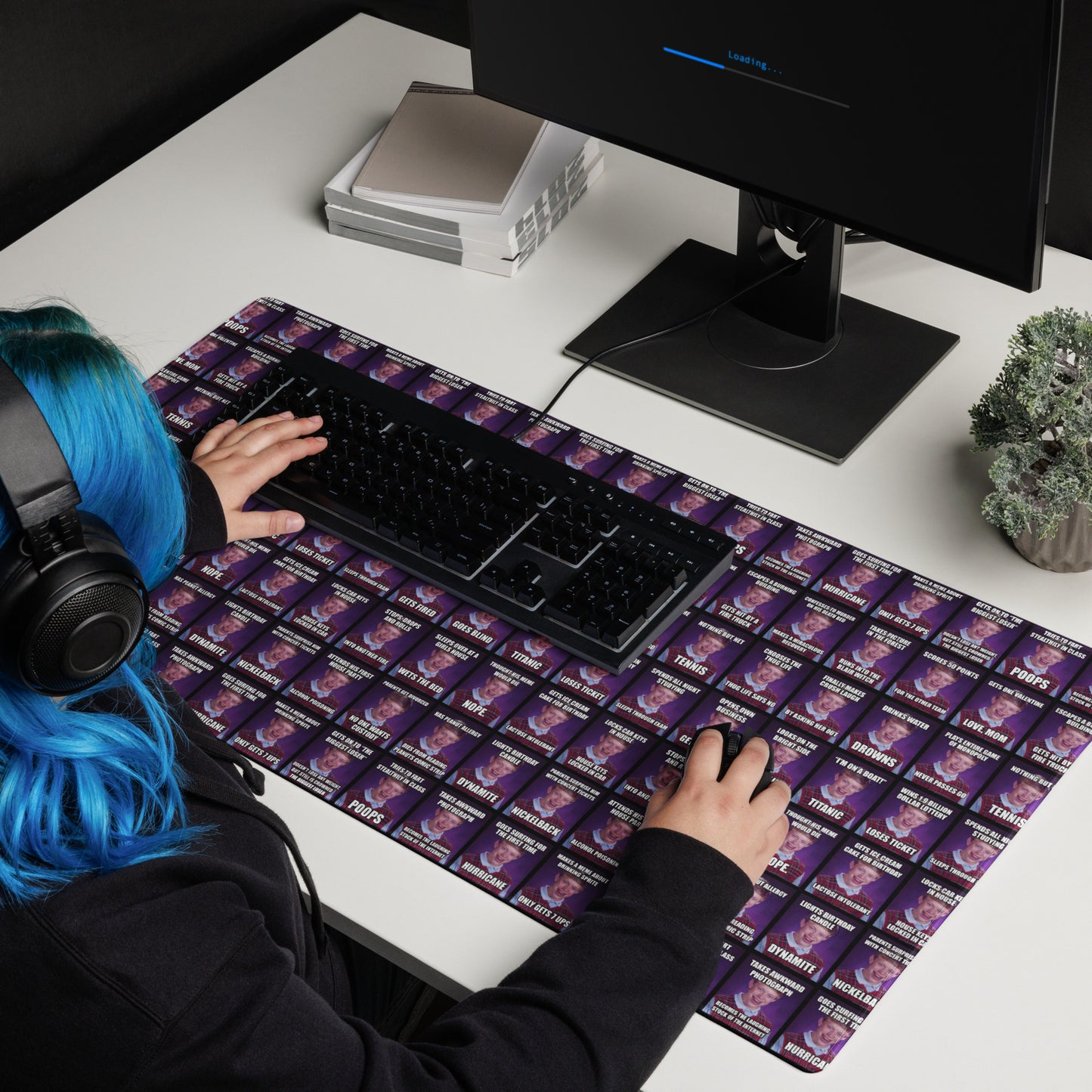 Bad Luck Brian Many Memes Gaming Mouse Pad